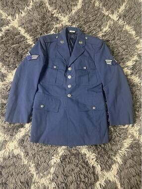 Vintage United States Air Force Jacket Men’s Size 36S Blue Authentic